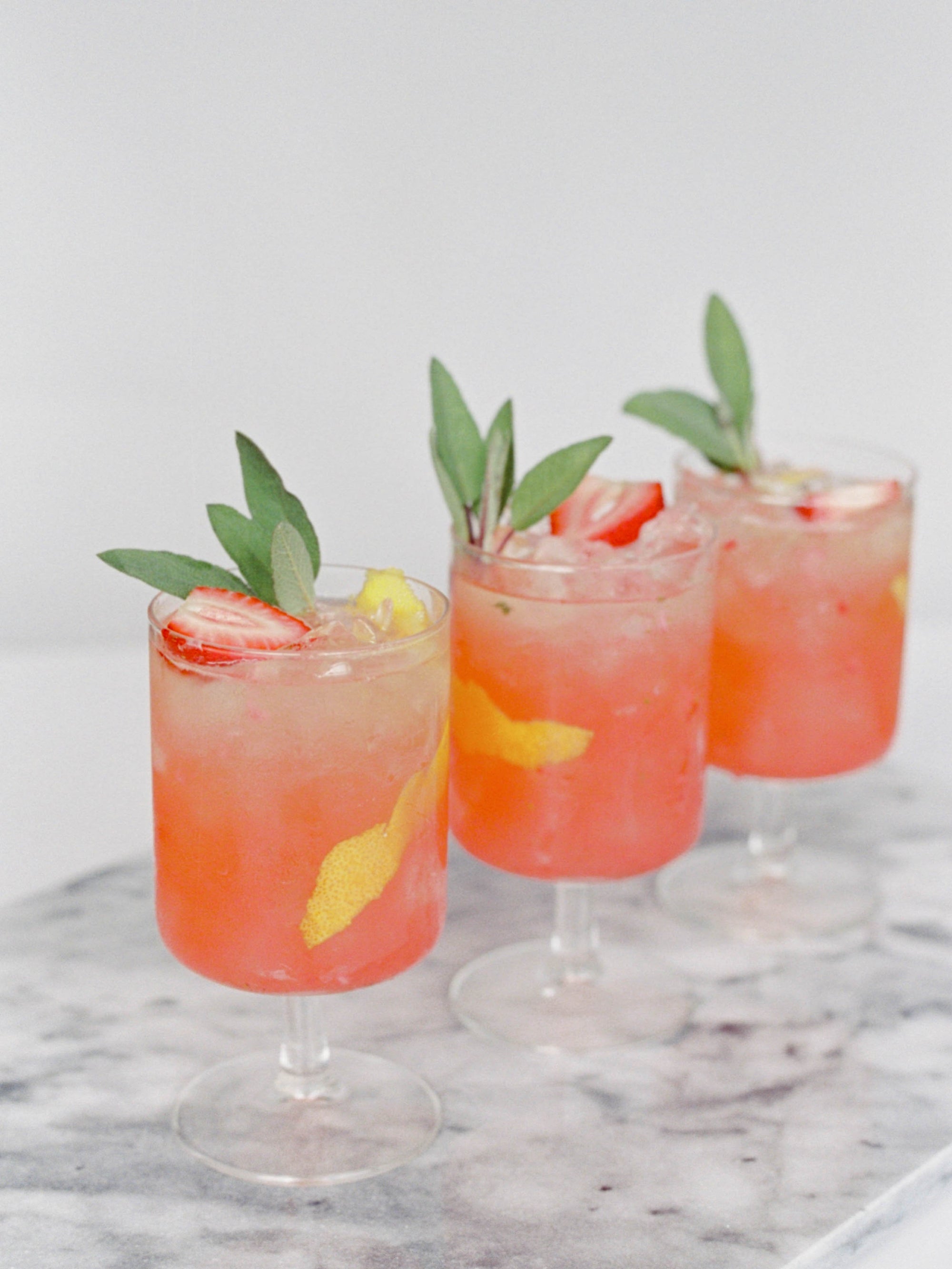 The Drink You’ll Crave All Summer: Strawberry, Rhubarb & Vanilla Collins