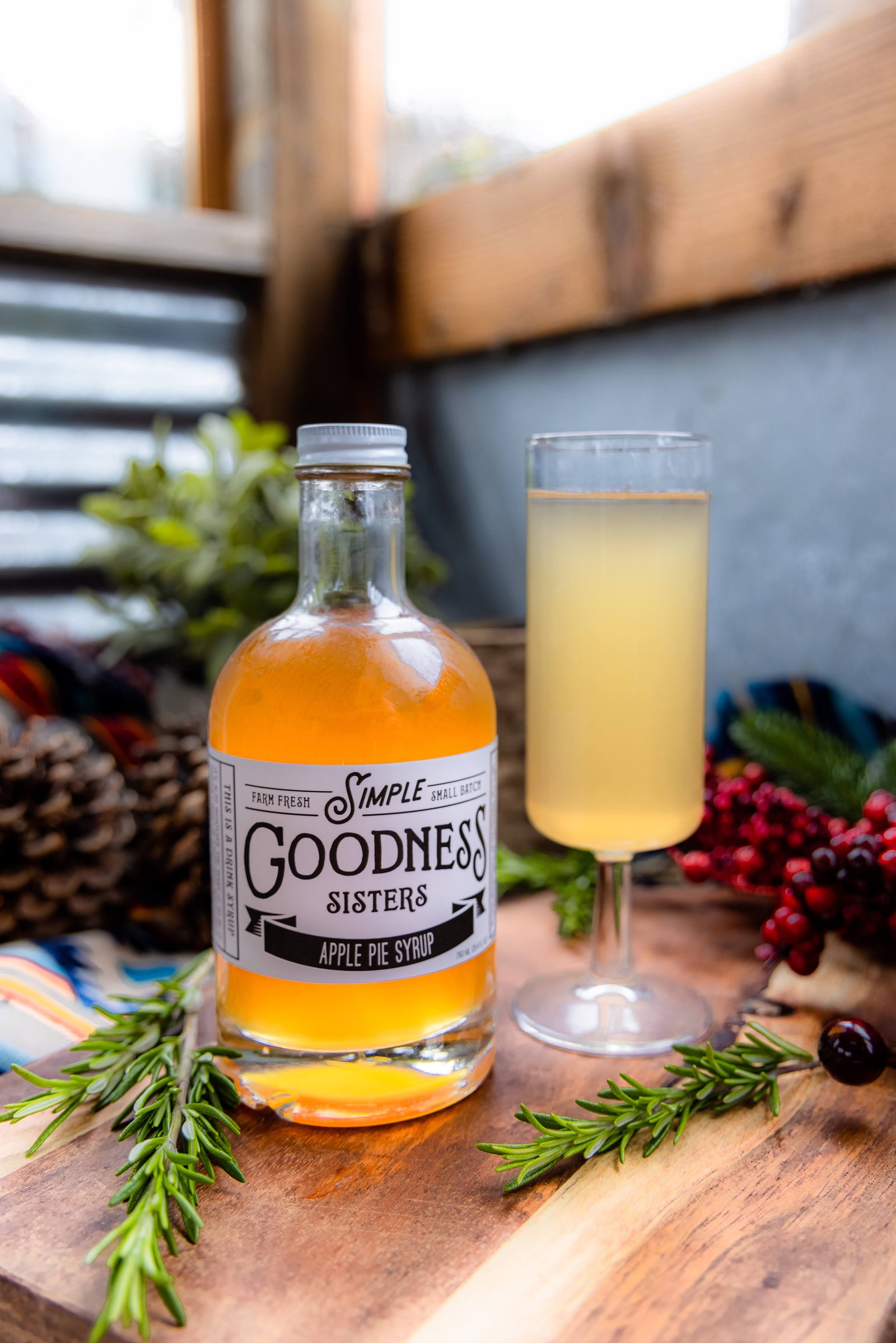 New Release: Apple Pie syrup is the latest in the Simple Goodness Sisters "Classics" line