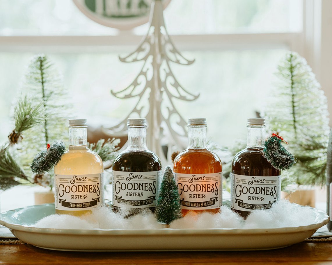 simple syrup for coffee and cocktails for holiday gifts