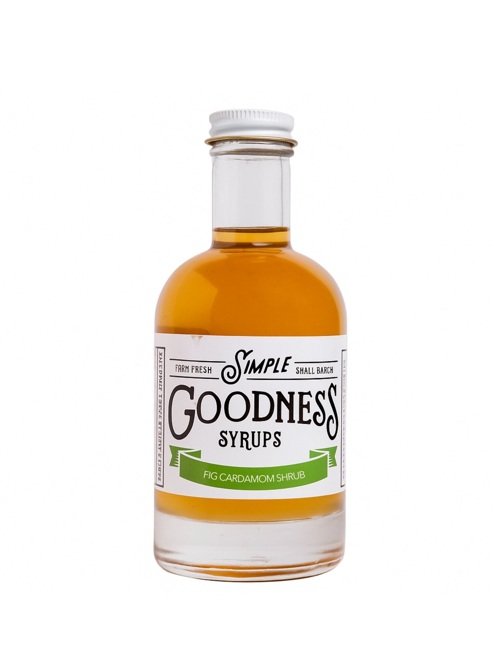 Fig Cardamom Shrub Syrup