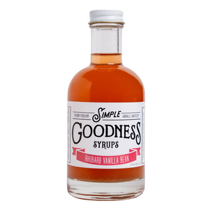 Rhubarb Vanilla Bean Syrup