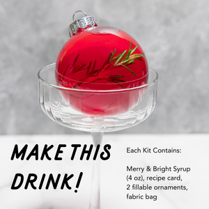 Snow Globe Cocktail Kit